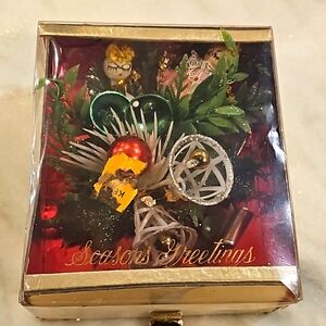 Vintage 1950's Christmas courage. New in the box